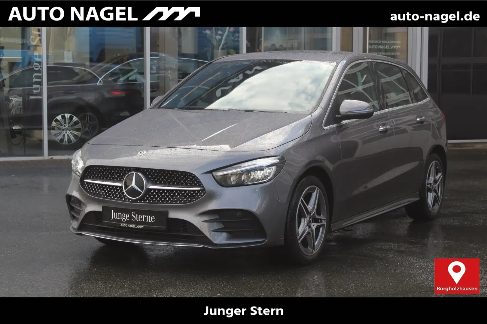 Mercedes-Benz B 250 B 250 e AMG LED+KAMERA+NAVI+DAB+SPIEGEL-PKT.+PDC Grau - 1