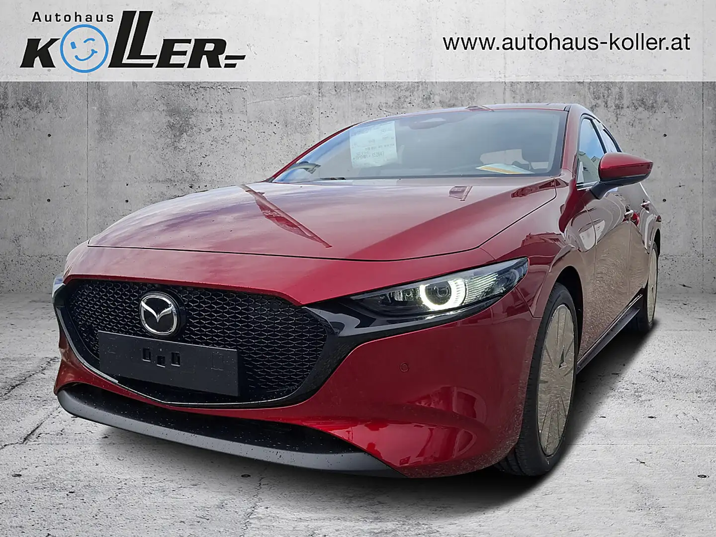 Mazda 3 Mazda3 / inkl. Alu-WR / e-Skyactiv-G140 Exclusi... Rot - 1