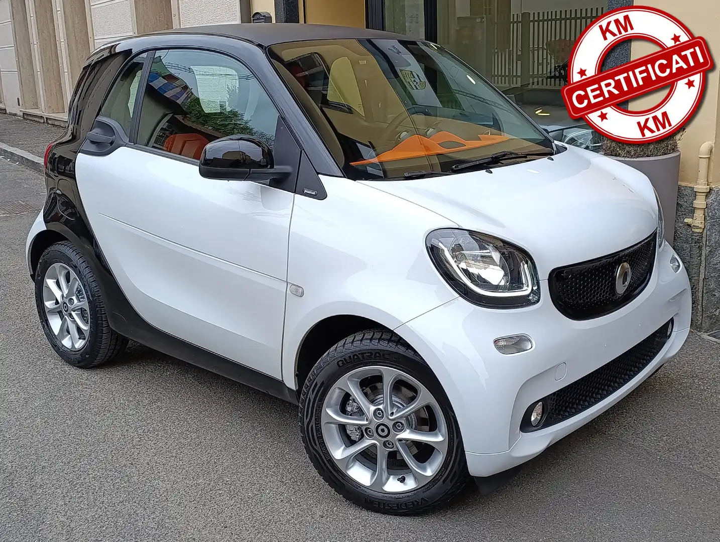 smart forTwo 1.0 Passion 71cv twinamic km 15.056 certificati Bílá - 1