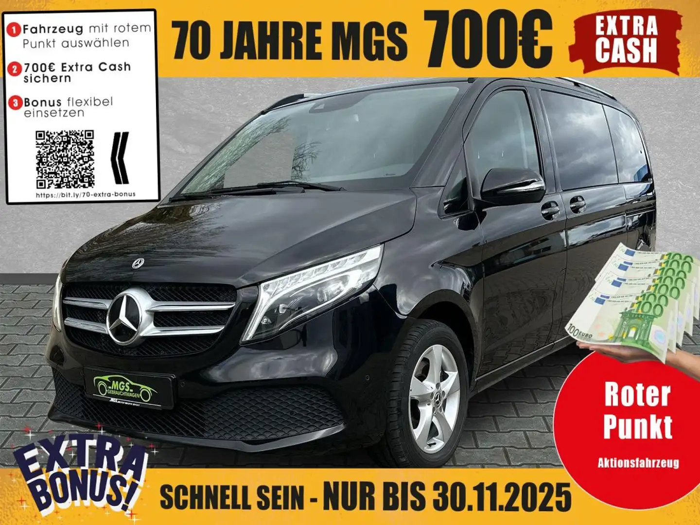 Mercedes-Benz V 250 d EDITION 4MATIC 2.0 CDI #KAT #DAB Schwarz - 1