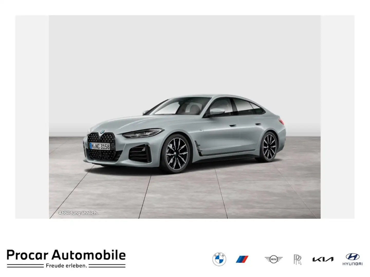 BMW 420 d Gran Coupé M-SPORT+NAVI+LED+HIFI+LEDER+DA Gris - 1