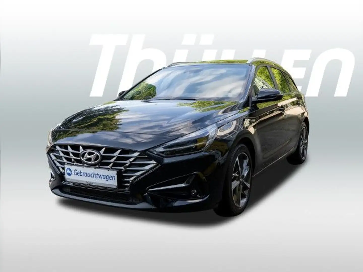 Hyundai i30 FL Kombi 1.0 T-GDi 48V Trend Navi LED Komf.-P. Negro - 1