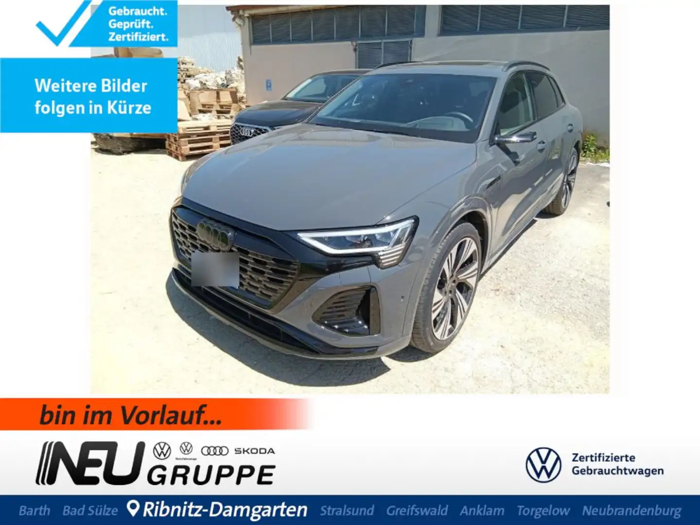 Audi Q8 e-tron S line HUD Panorama Virtuelle Außenspiegel Grau - 1