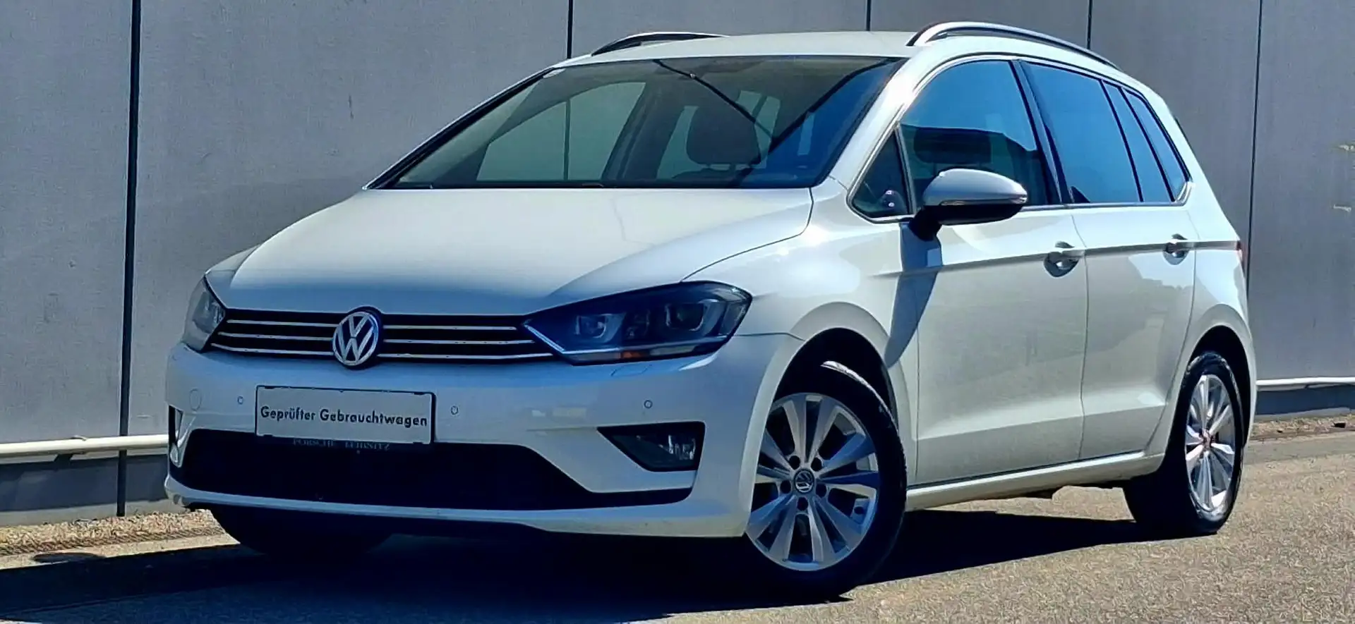 Volkswagen Golf Sportsvan Sportsvan 1,6 TDI Rabbit Pickerl 1/2027+4 Weiß - 1