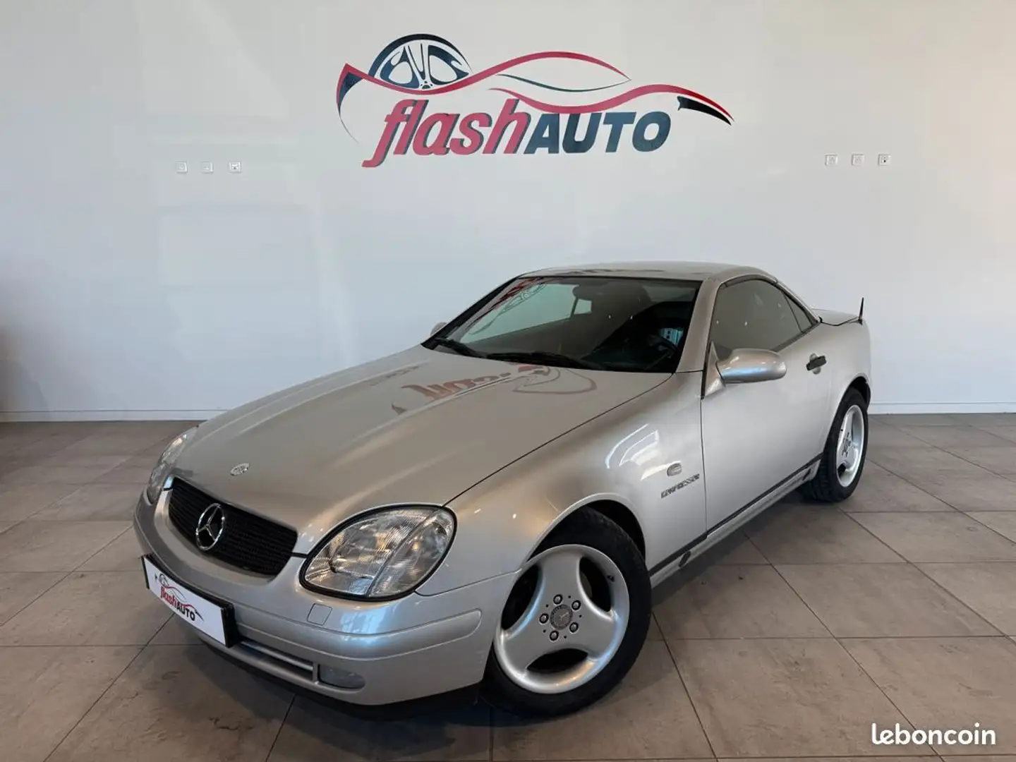 Mercedes-Benz 230 MERCEDES CLASSE SLK 230K 2.3 i 193cv-CABRIOLET Gris - 1