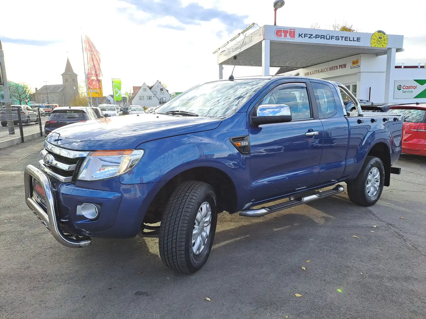 Ford Ranger XLT Extrakabine 4x4 *AHK*Tempomat*USB*BT* Bleu - 2