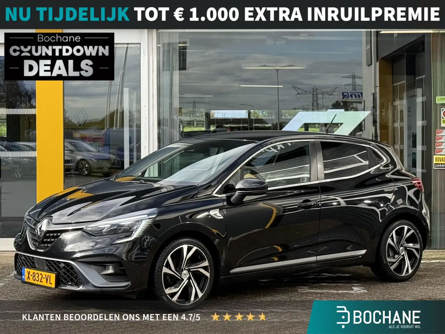 Renault Clio 1.6 E-Tech Hybrid 140 R.S. Line | Navigatie | All- Noir - 1