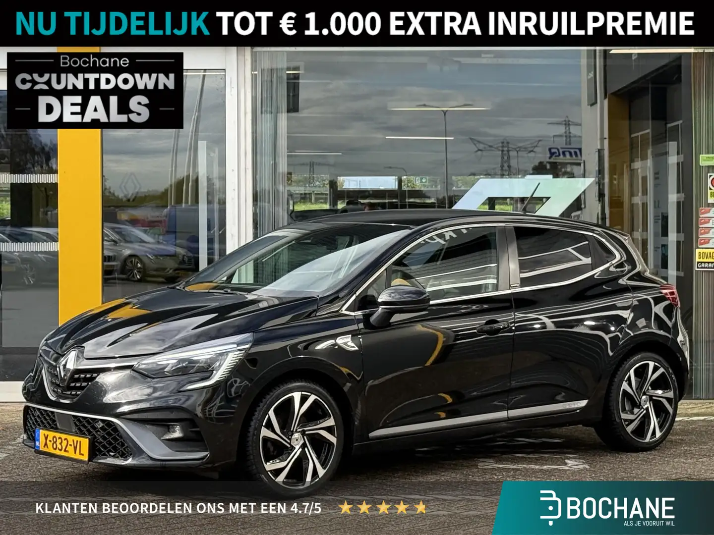 Renault Clio 1.6 E-Tech Hybrid 140 R.S. Line | Navigatie | All- Noir - 1