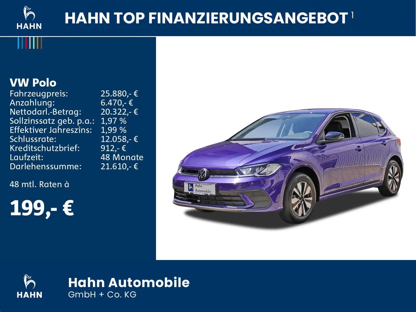 Volkswagen Polo GOAL 1,0 l TSI OPF 70 kW  "Rear View" Burdeos - 2