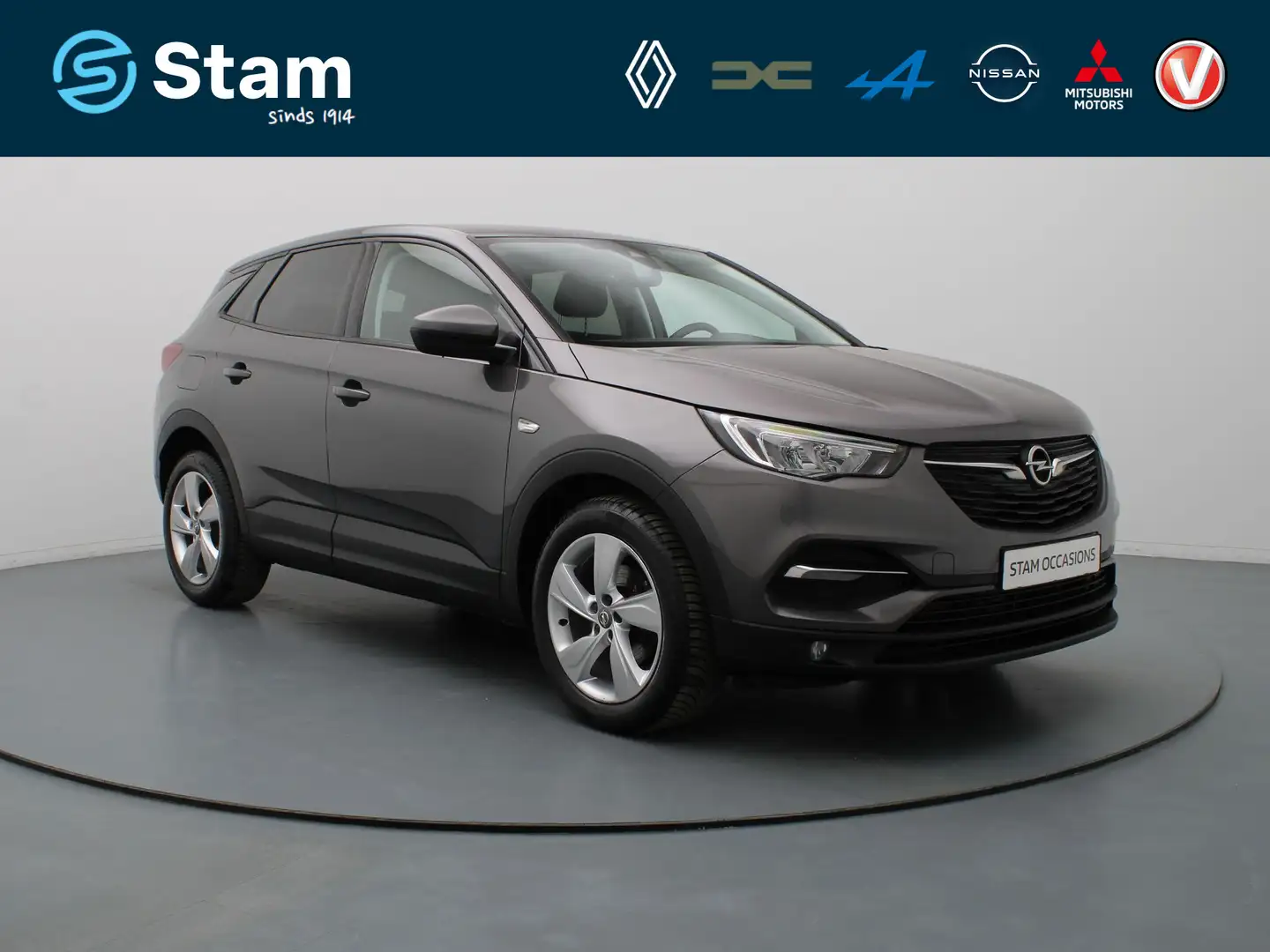 Opel Grandland X 1.2 Turbo Elegance Navig | Parkeersensoren voor en Gris - 1