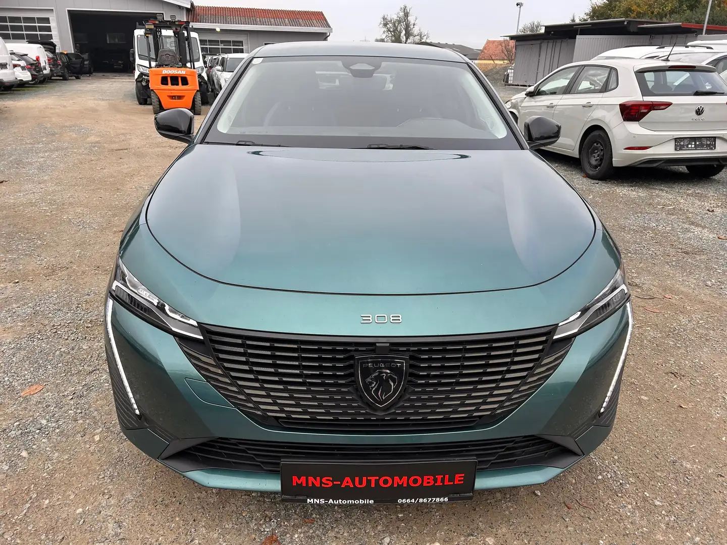 Peugeot 308 Allure Pack HDI Navi LED Teilleder Unfallauto MwSt Grün - 2