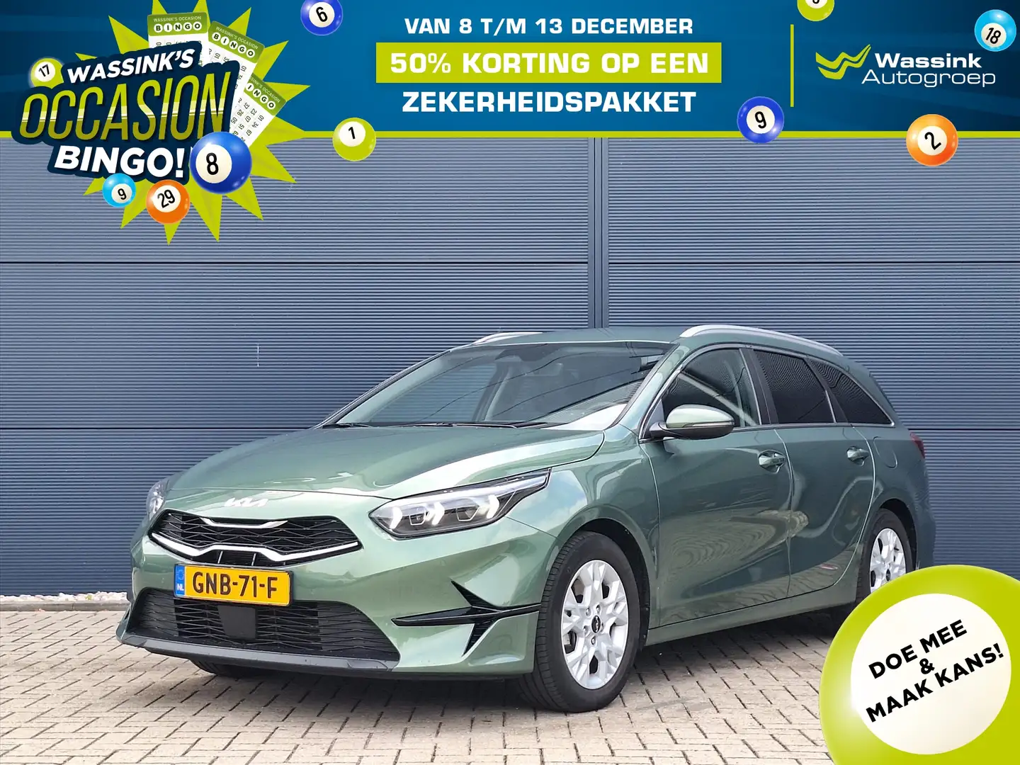 Kia Ceed SW / cee'd SW 1.0 T-GDi 100pk DynamicPlusLine | Cruise Control | Groen - 1