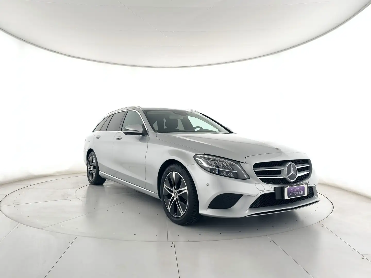 Mercedes-Benz C 220 C SW 220 d Sport Plus auto CAMERA+PELLE+APP CONNEC Argento - 1