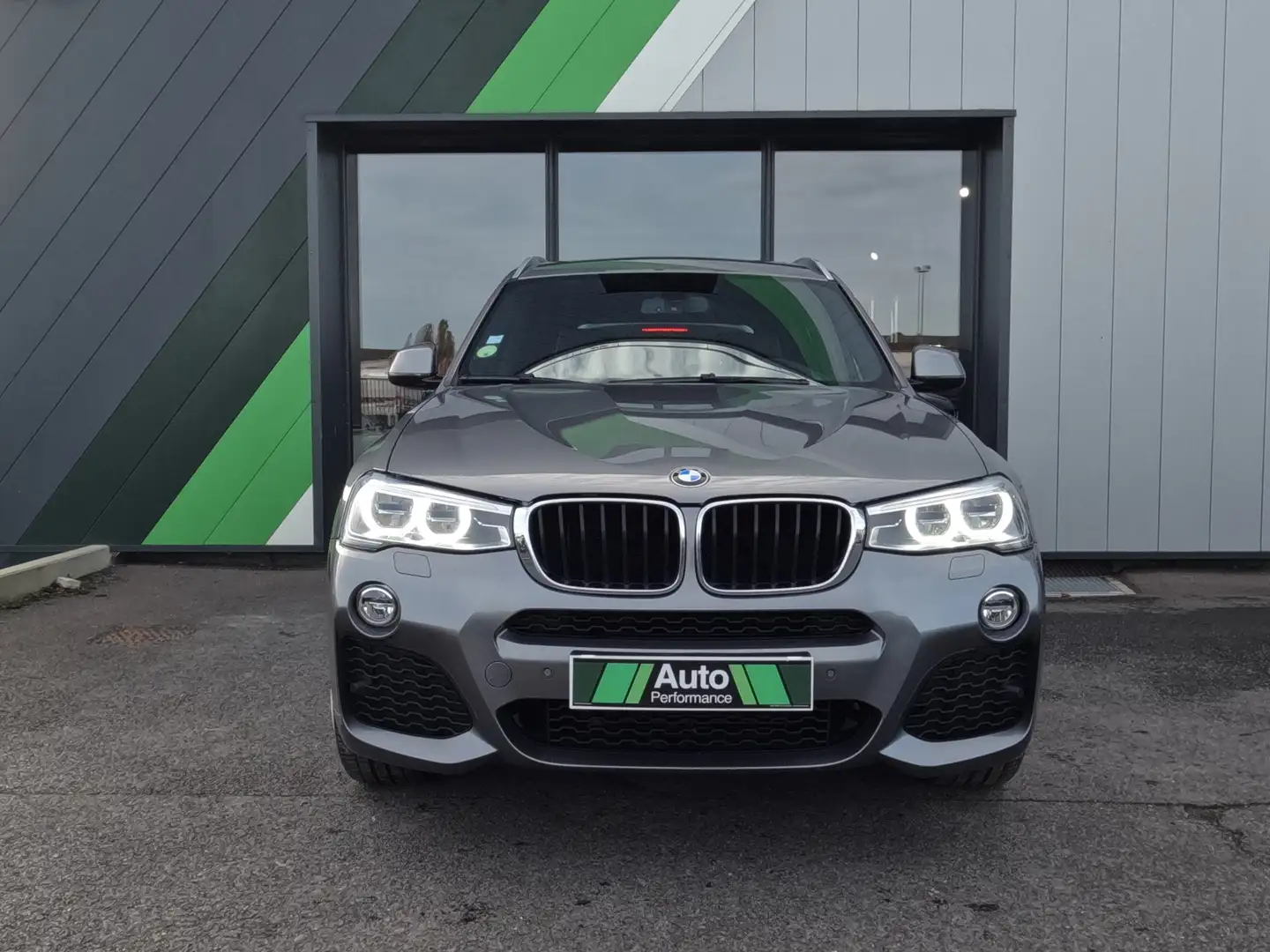 BMW X3 xDrive20d 190ch M Sport A Grau - 2
