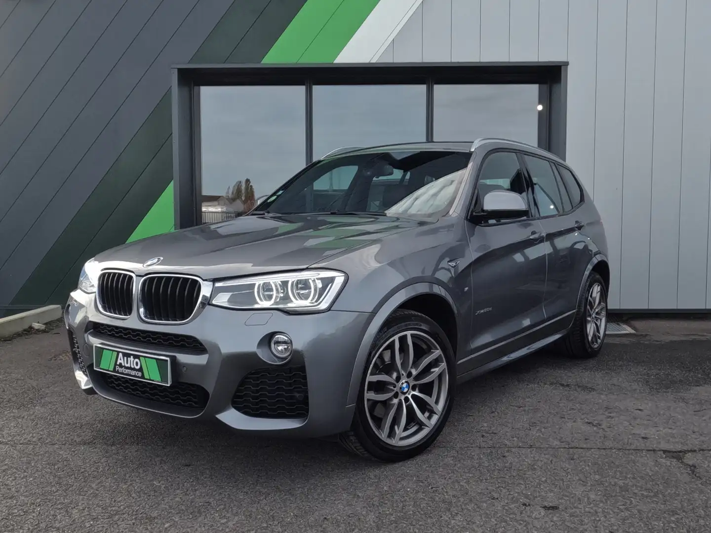BMW X3 xDrive20d 190ch M Sport A Grau - 1
