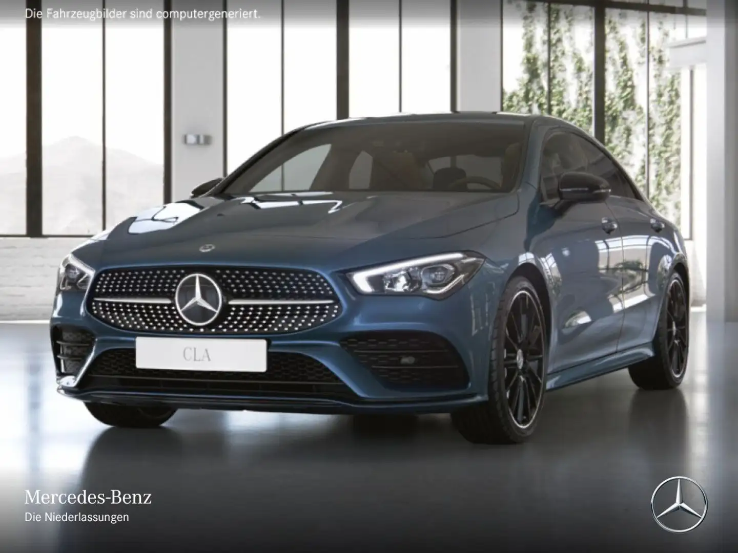 Mercedes-Benz CLA 220 AMG+NIGHT+LED+KAMERA+19"+7G Bleu - 2