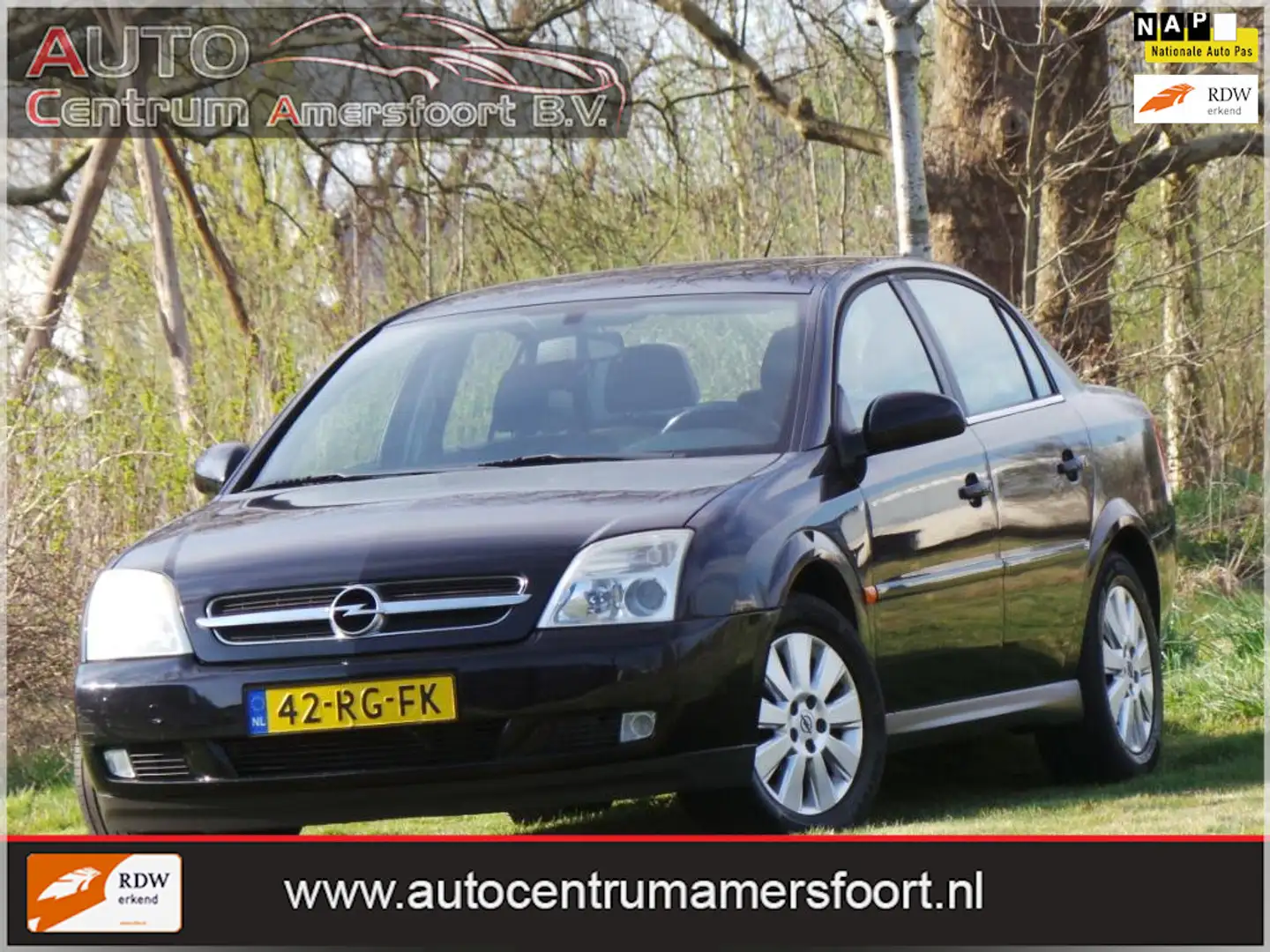 Opel Vectra 2.2-16V Elegance ( INRUIL MOGELIJK ) Zwart - 1
