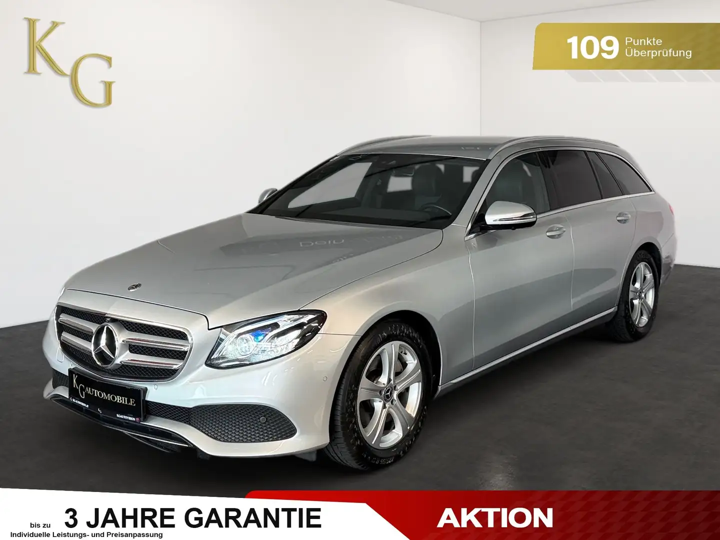 Mercedes-Benz E 220 Avantgarde 4Matic ab ca. 275€ monatlich Silber - 1