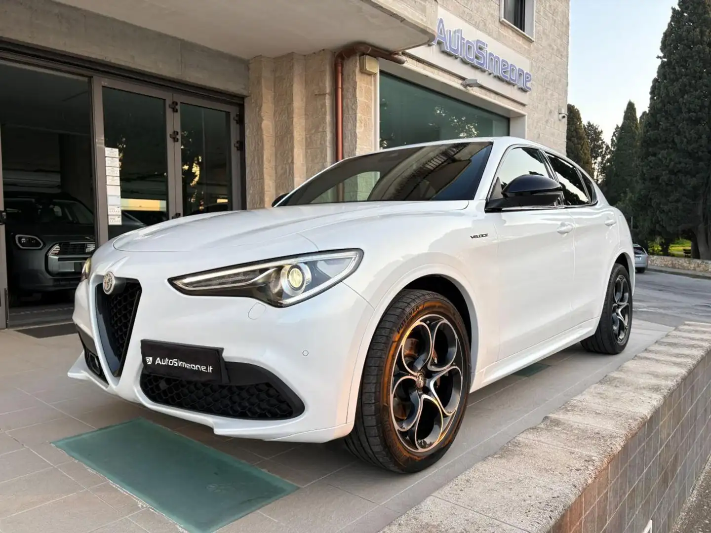 Alfa Romeo Stelvio 2.2 Turbodiesel 210 CV AT8 Q4 Veloce Bianco - 1