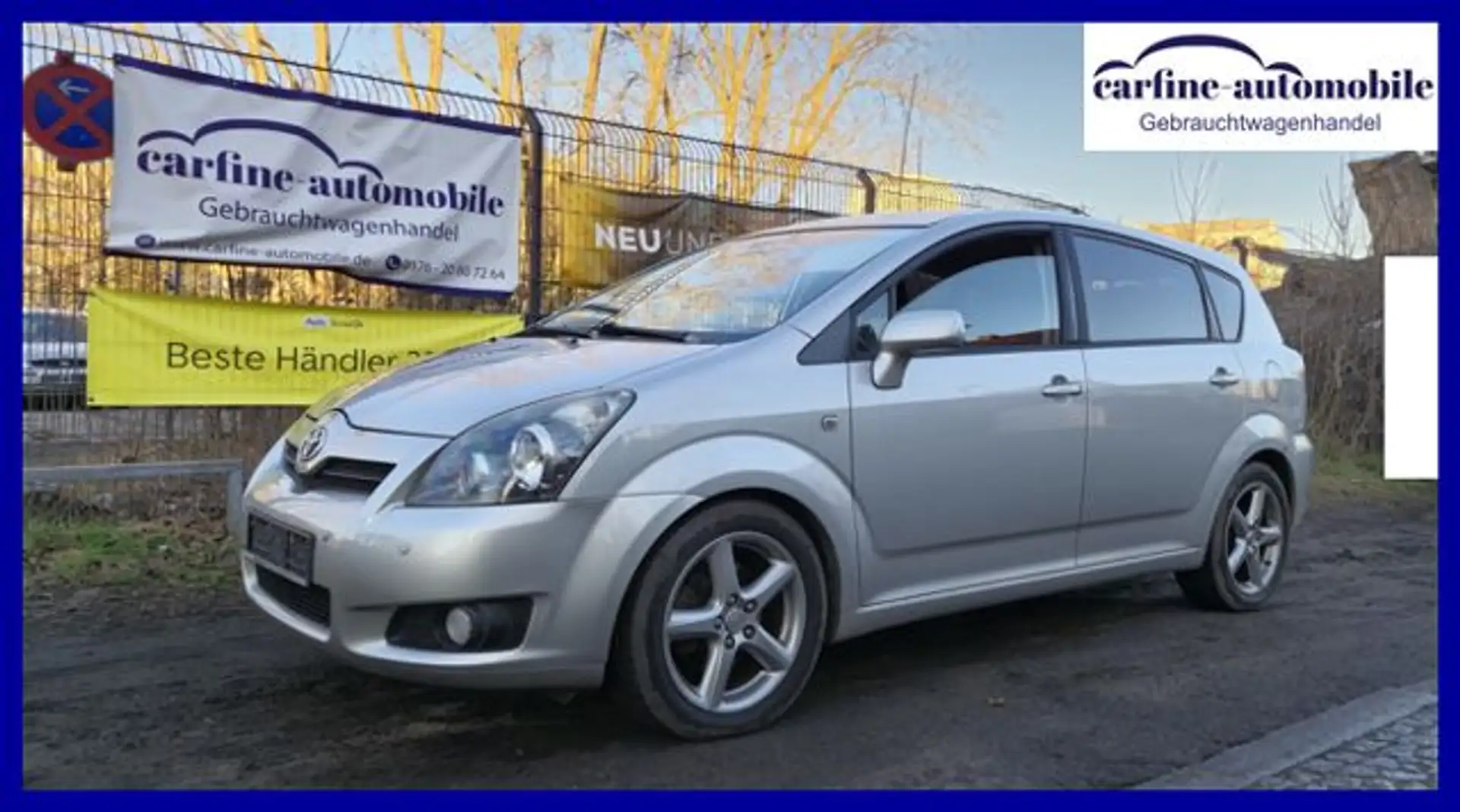Toyota Corolla Verso 2.2 Diesel AHK WR/SR HU:NEU Argent - 1