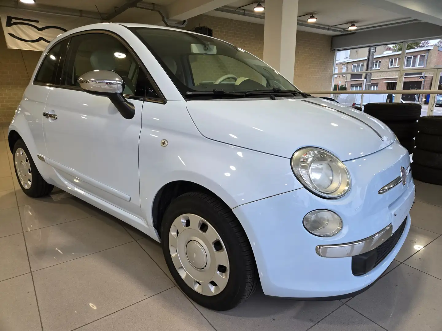 Fiat 500 500 1.2i Pop COURROIE DISTRI + AMORT AV NEUF Bleu - 1