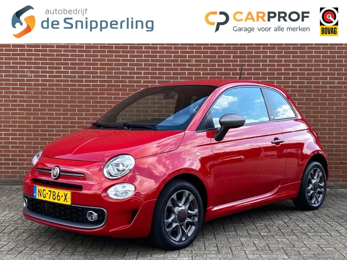 Fiat 500 0.9 TWINAIR T SPORT AIRCO CRUISE CONTROL LMV Rood - 1