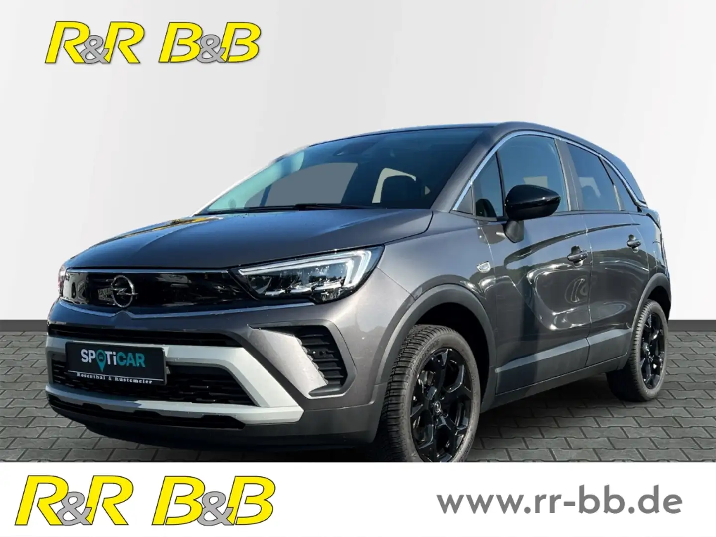 Opel Crossland Elegance 1.2 Turbo Navi+LED+CarPlay+KLIMA+SHZ+LHZ+ Grijs - 1