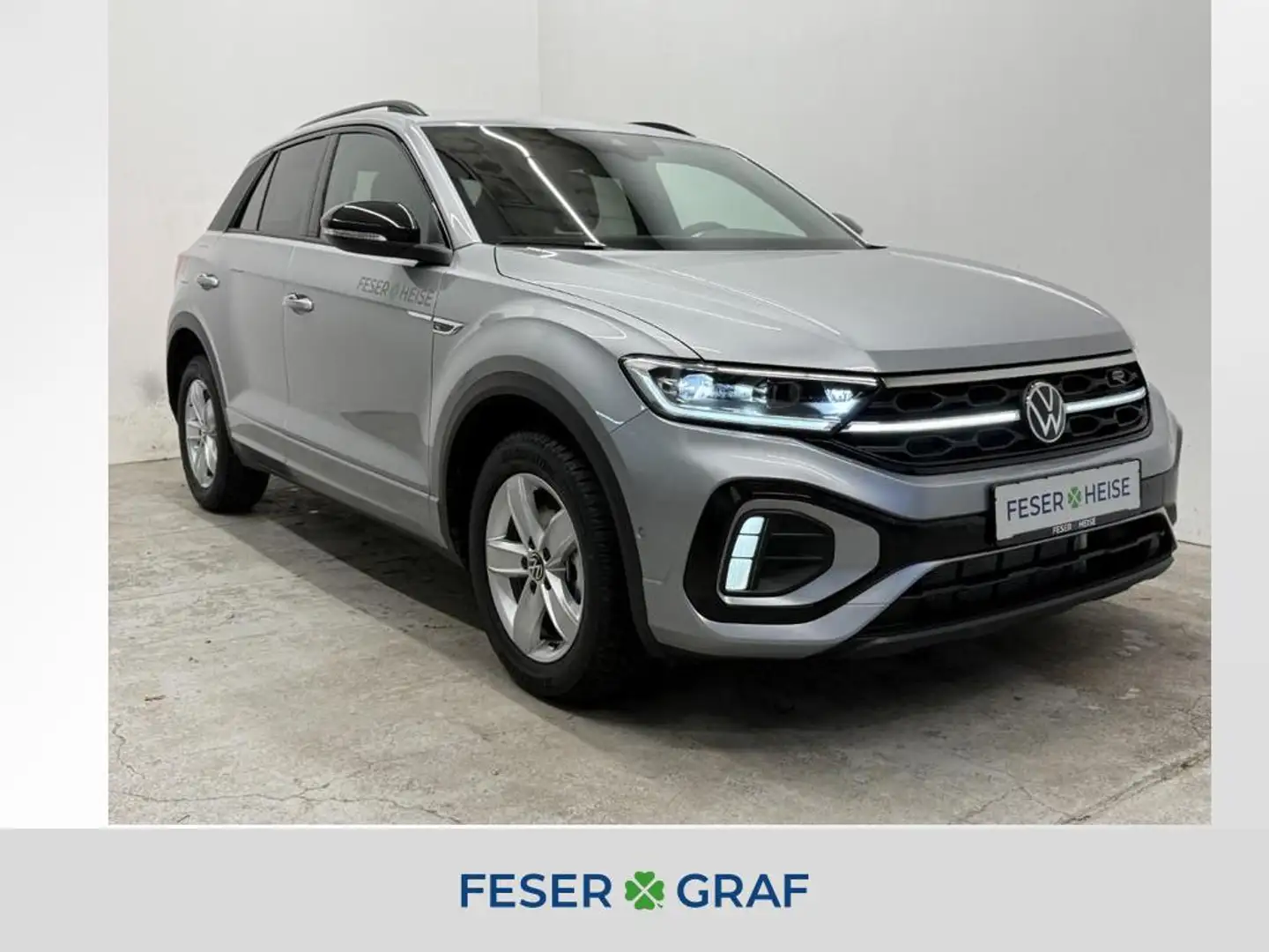 Volkswagen T-Roc R-Line 1.5 TSI IQ.Light/DSG/Kamera/SHZ/ACC/DAB+ Silber - 1