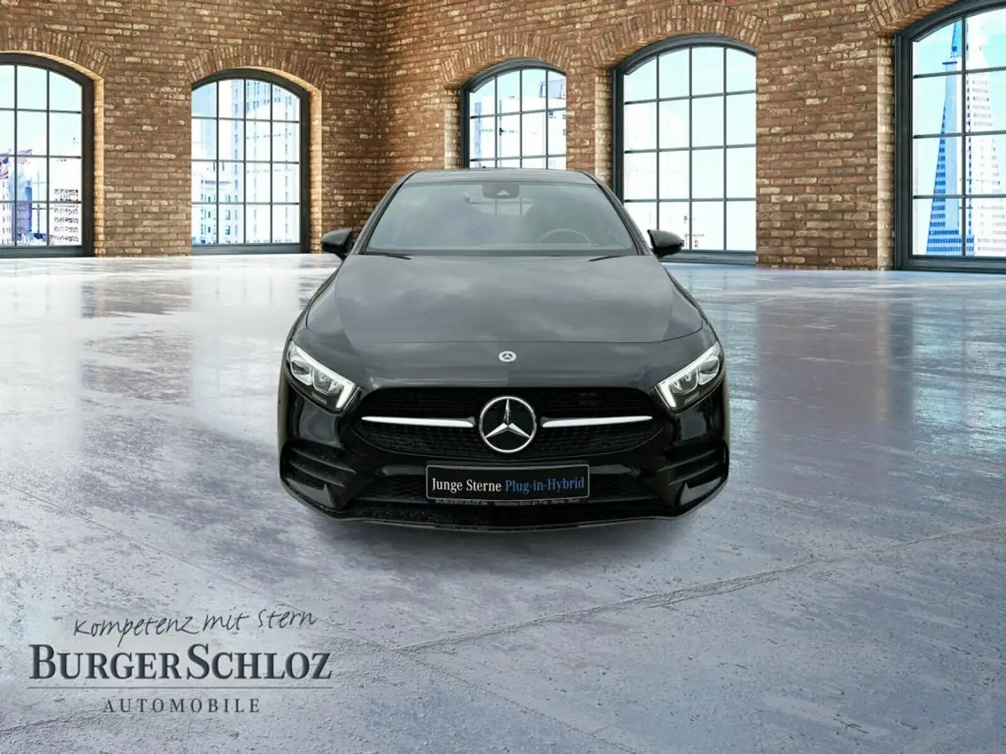 Mercedes-Benz A 250 e AMG Night S-Sitz PDC SpurH Navi AUT LED Fekete - 2