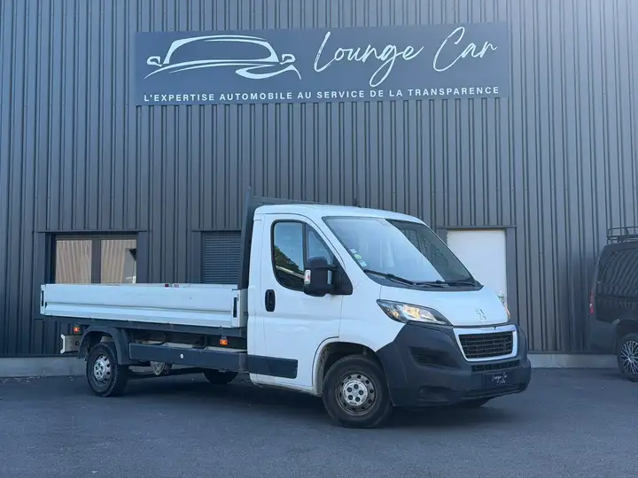 Peugeot Boxer CHASSIS BENNE Plateau L2 BLUEHDI 140- TVA Récupérable - Climatisation - Suivi complet -
