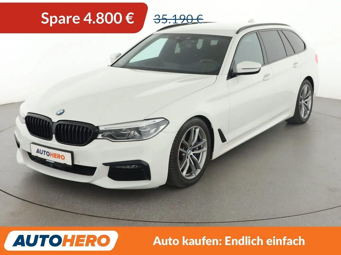 BMW 530 530i xDrive M Sport Aut.*NAVI*HUD*LED*ACC* Weiß - 1