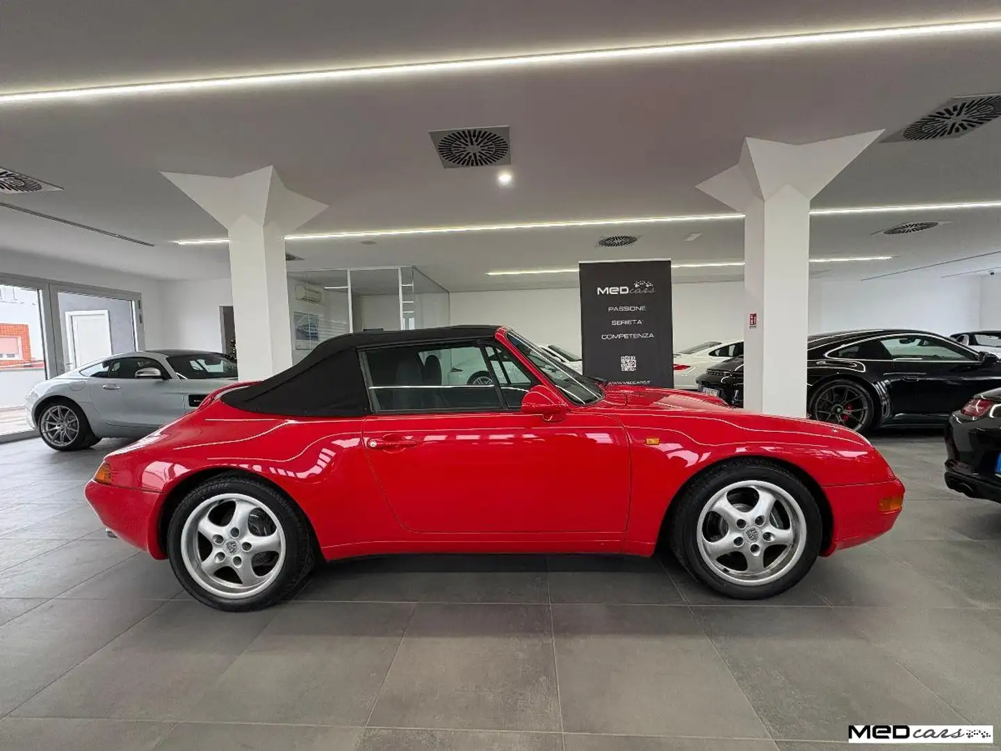 Porsche 993 CARRERA CABRIO / BELLISSIMA /UFFICIALE ITALIANA Rosso - 1