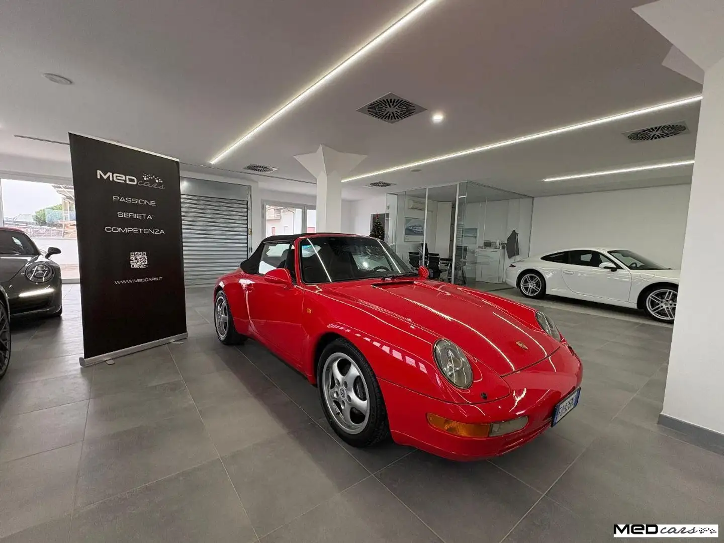 Porsche 993 CARRERA CABRIO / BELLISSIMA /UFFICIALE ITALIANA Rosso - 2