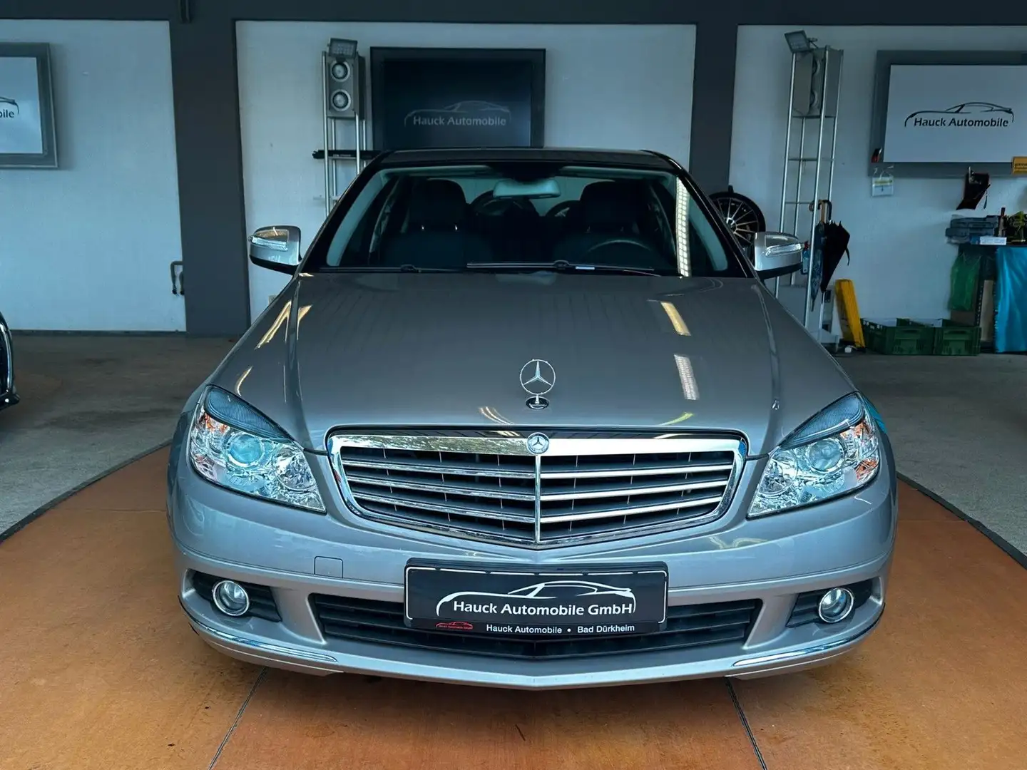 Mercedes-Benz C 200 Kompressor  84-TKM/1.HAND/AUTOMATIK/MFL Argintiu - 2