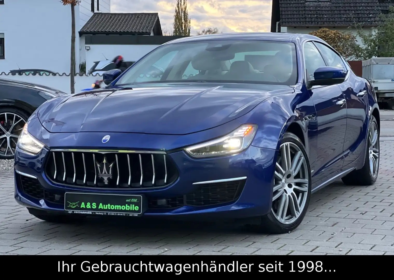 Maserati Ghibli 3.0 GranLusso *MATRIX/CAM/H&K/ACC/SKYHOOK Blau - 1