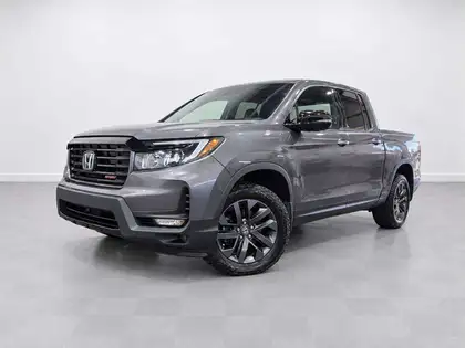 Gray 2022 Honda Ridgeline Pickup Truck All-Wheel Drive 9-Speed Automatic