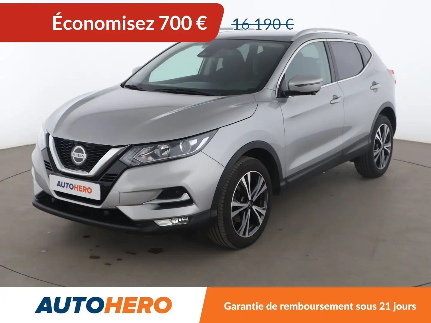Nissan Qashqai 1.3 DIG-T Gris - 1