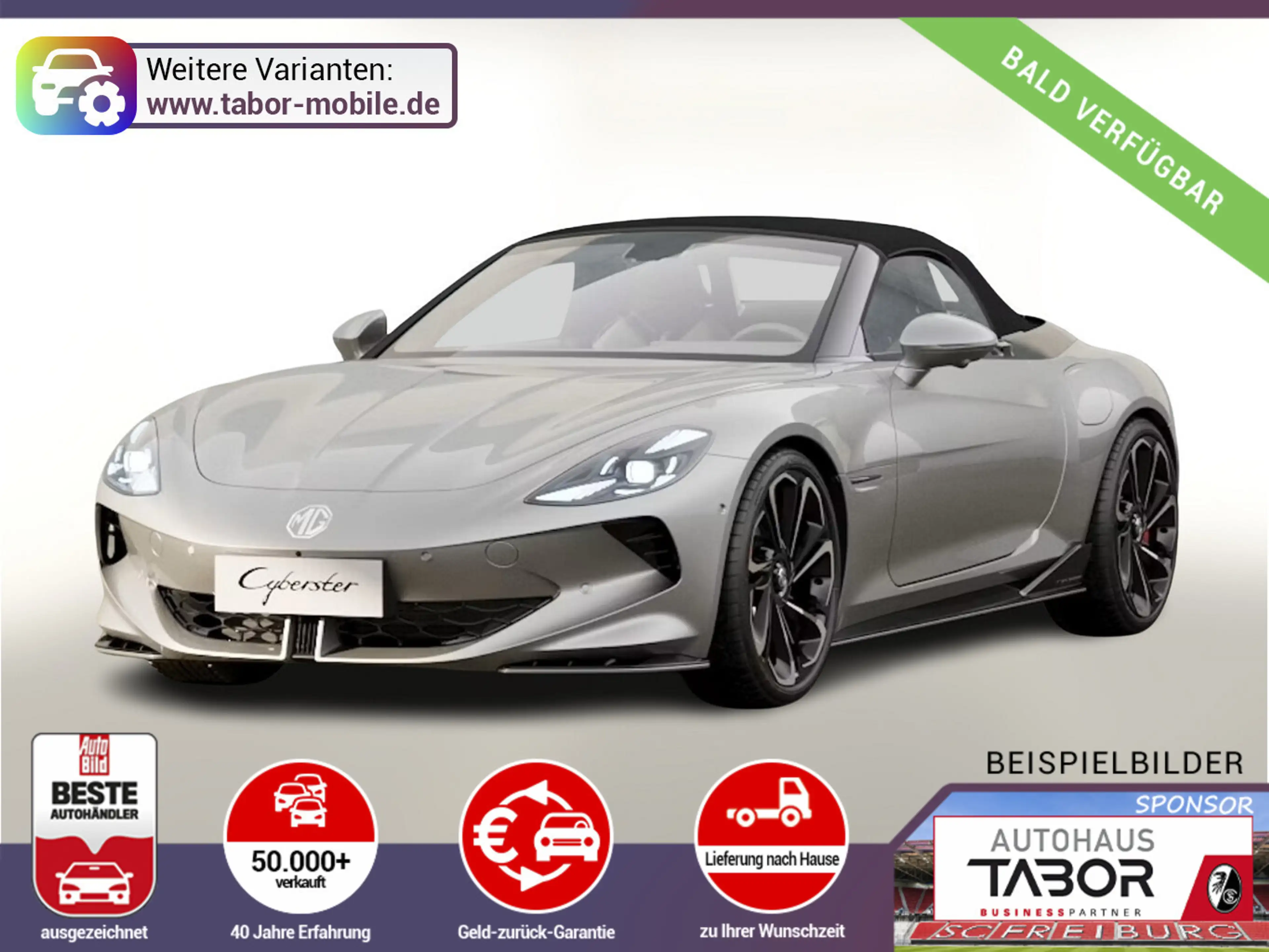 MG Cyberster XPower 77kWh AWD ACC Bose UVP-16%*