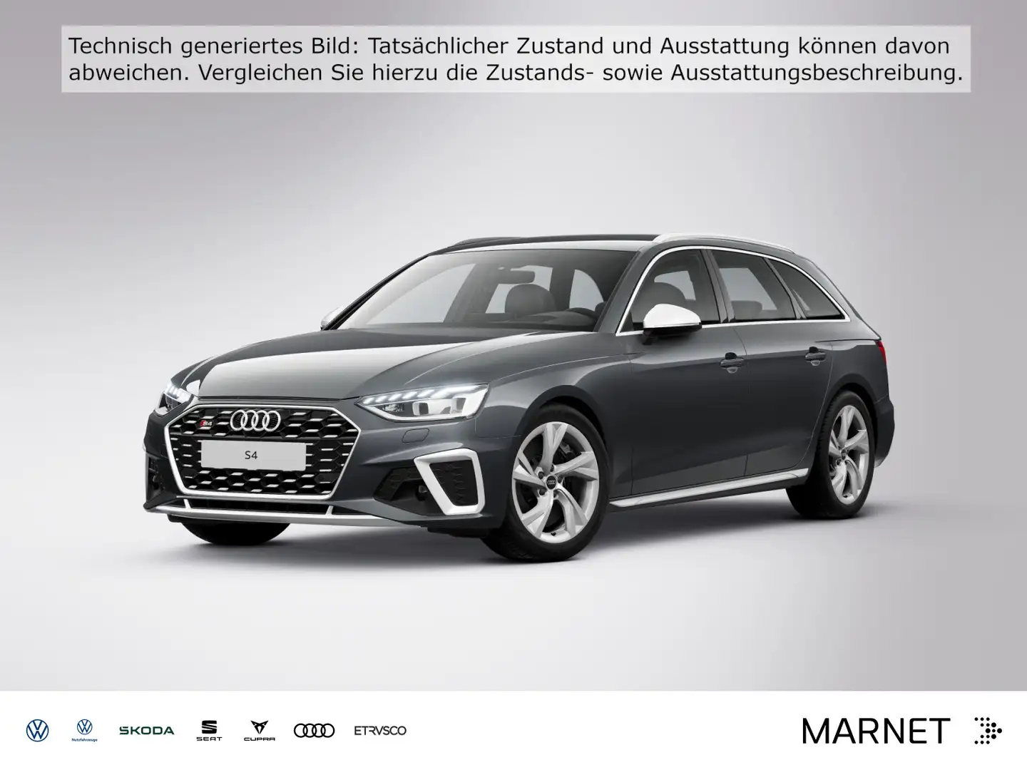 Audi S4 TDI quattro*Navi*Matrix*Alu*HUD*B&O*PDC Grau - 1