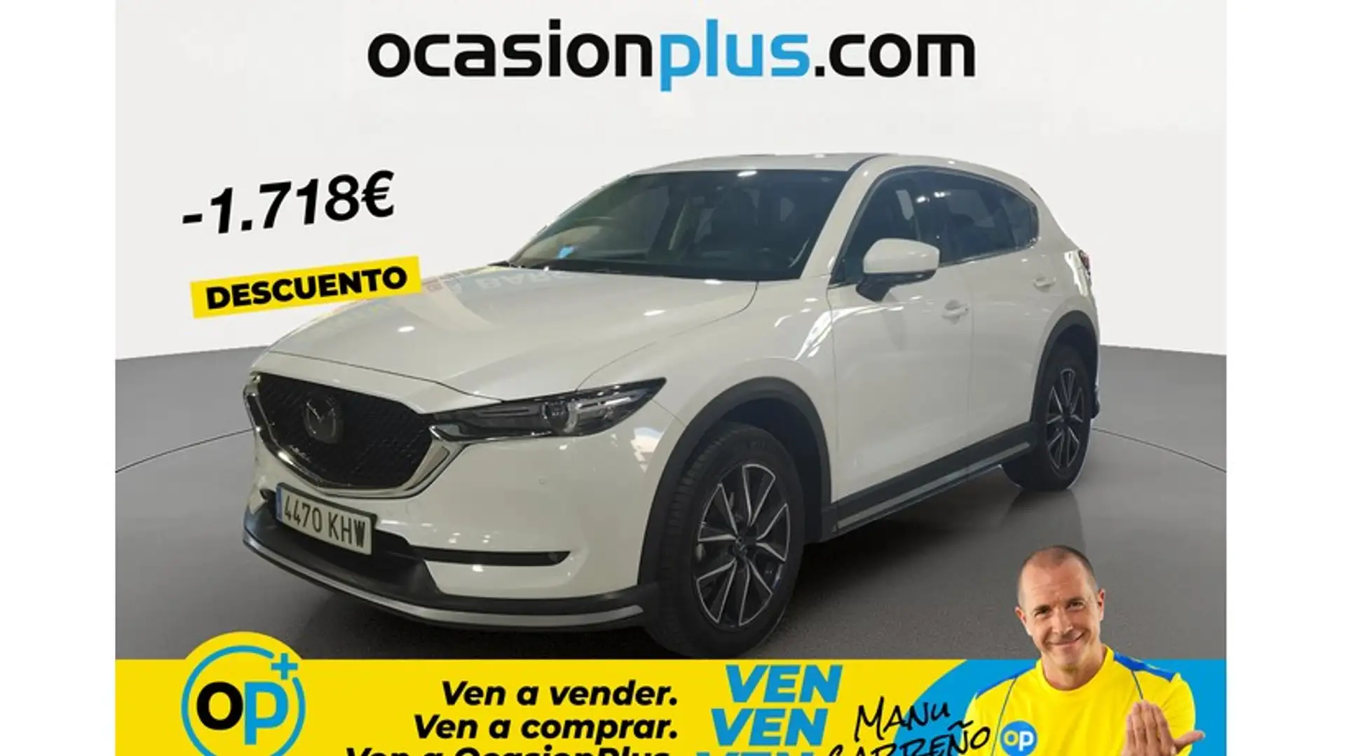 Mazda CX-5 2.2DE Lux.+Prem.negro+Travel+TS AWD Aut. 175 Blanco - 1