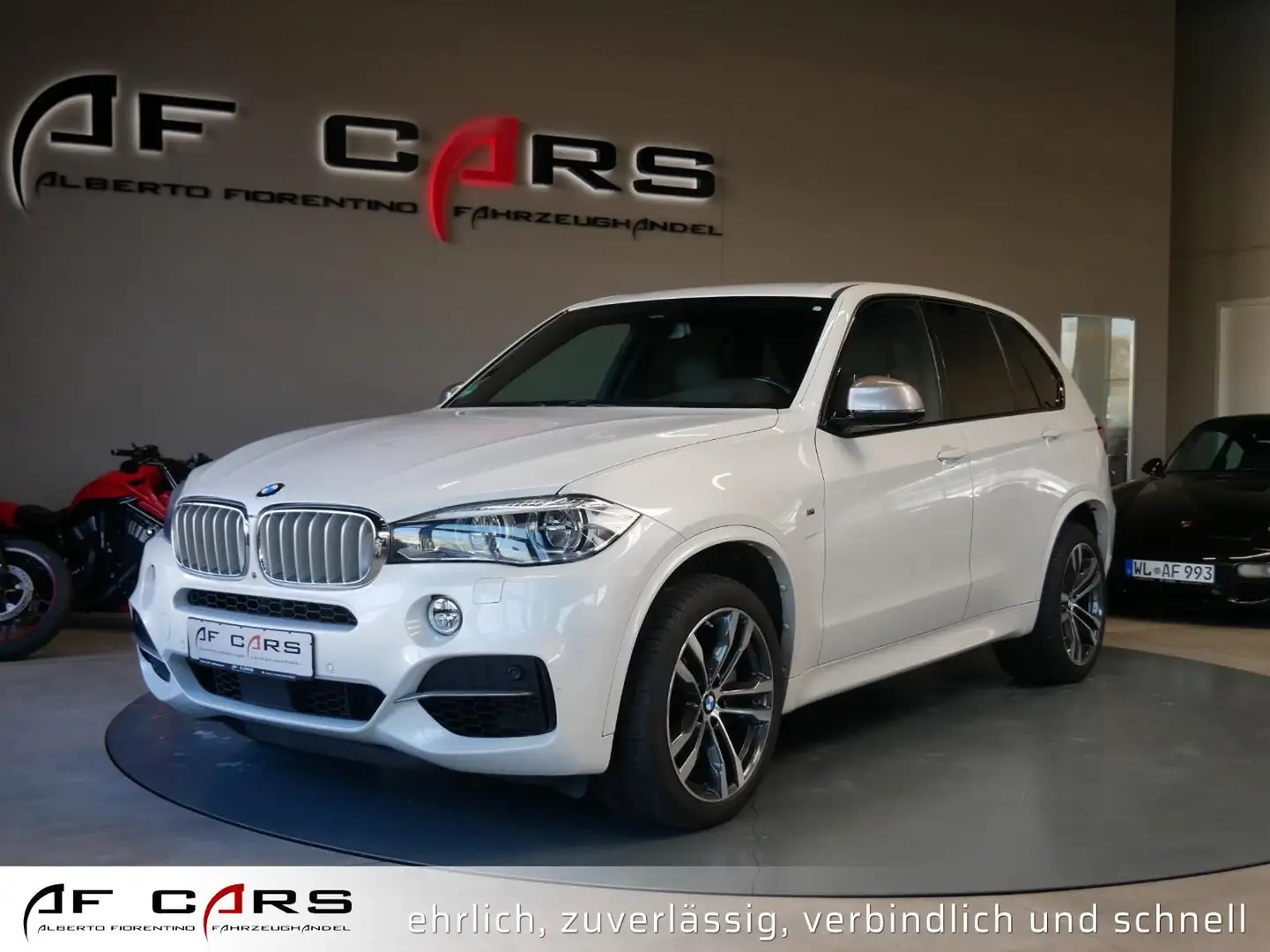 BMW X5 360° H&K Leder AHK HUD Soft-C Wit - 1