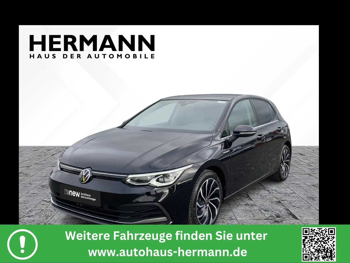 Volkswagen Golf VIII 1.5 TSI 1st Edition *AHK*Navi*IQLight* Schwarz - 1