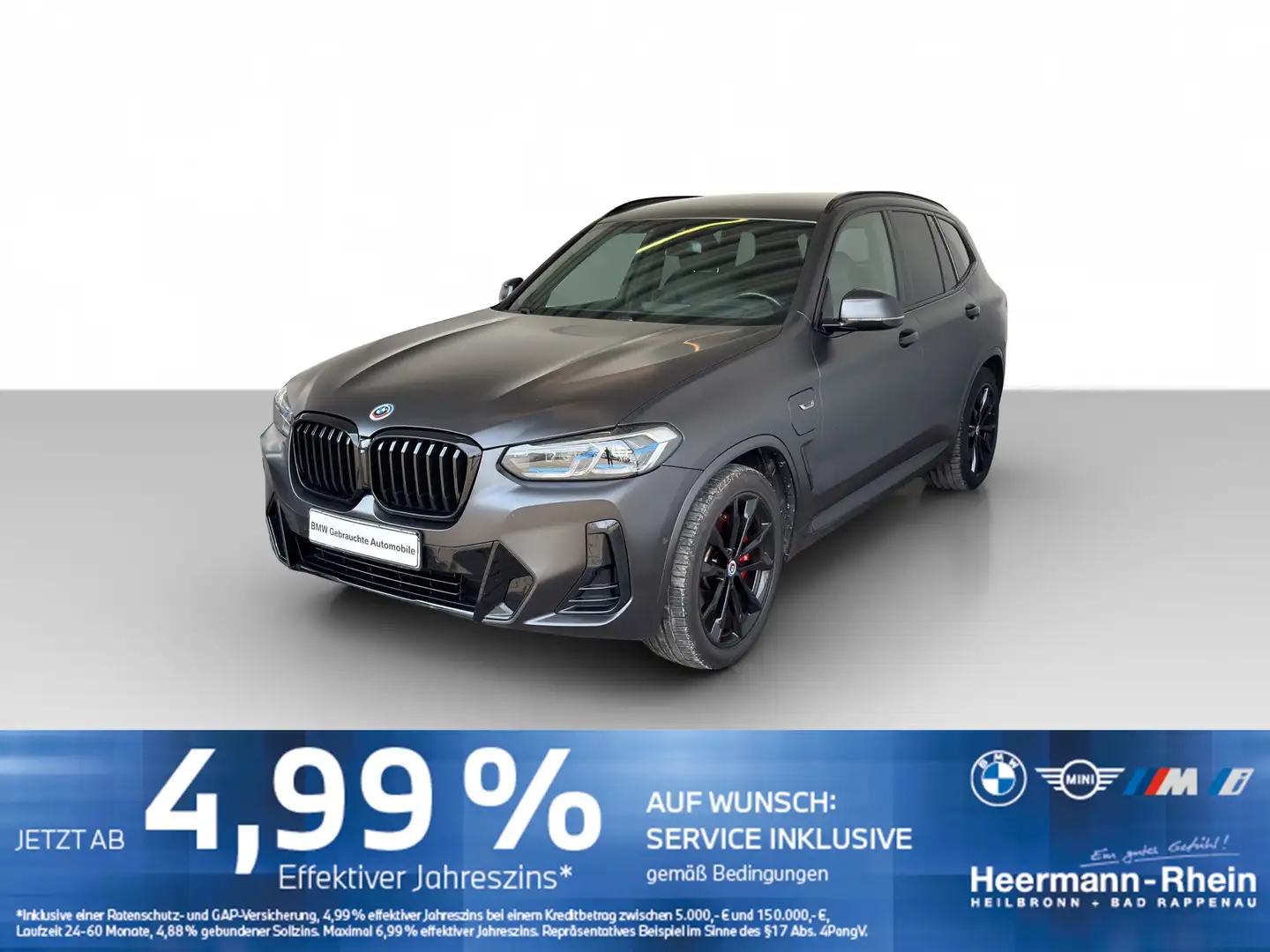 BMW X3 xDrive30e M Paket Navi.Laserl.HUD.DriveAs.AHK Grau - 2