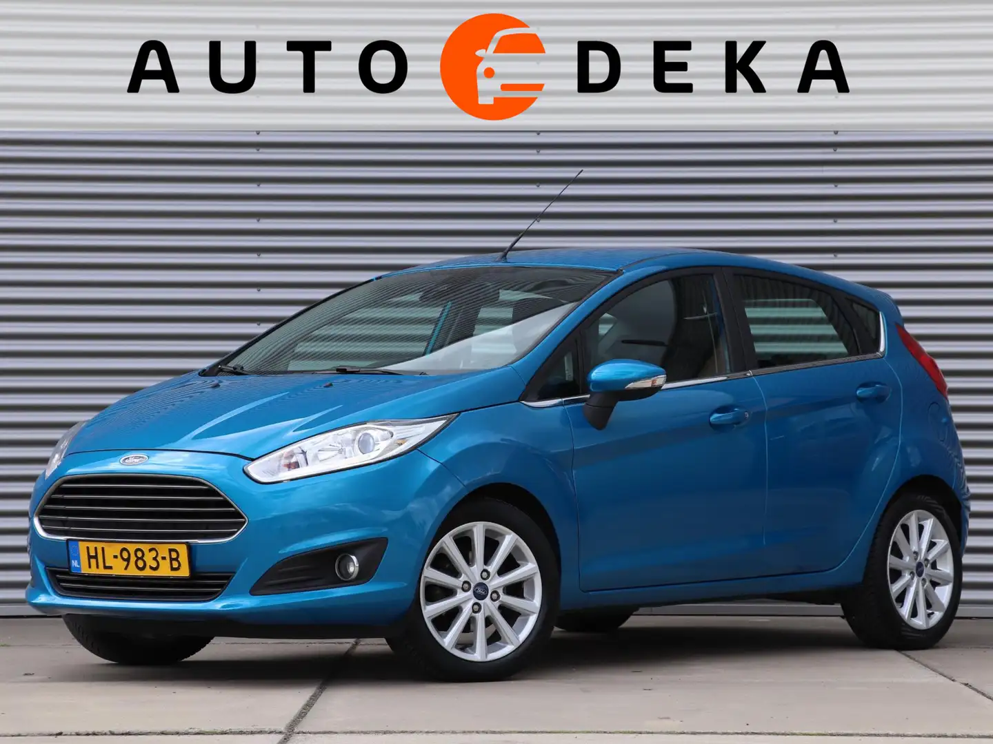 Ford Fiesta 1.0 EcoBoost Titanium *Nieuwe distributieriem* Blauw - 1