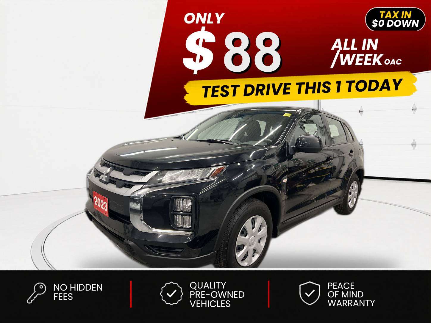 Black 2023 Mitsubishi RVR SUV / Crossover  Automatic