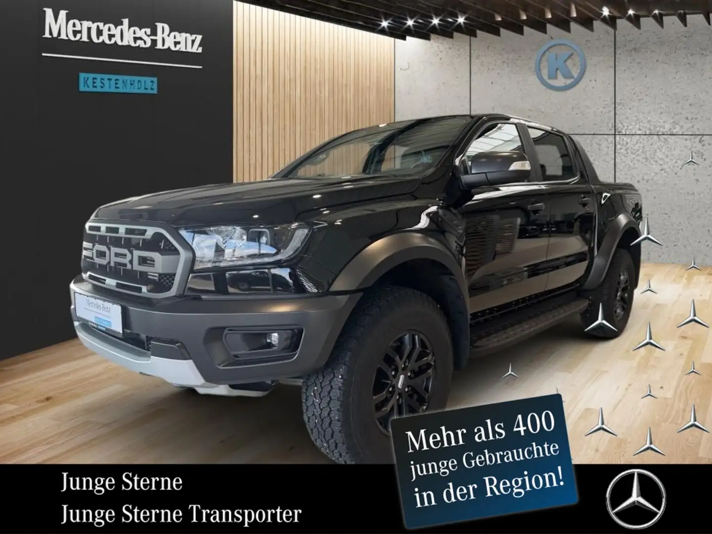 Ford Ranger Raptor Doppelkabine 4x4 *StHz*KAMERA*AHK Schwarz - 1