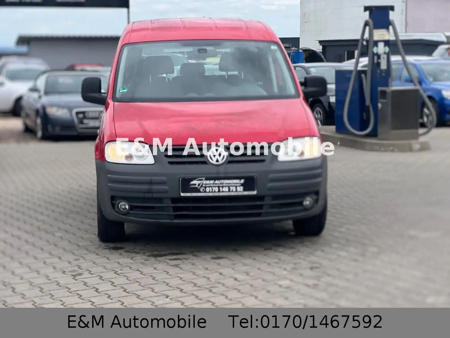 Volkswagen Caddy Life*5 SITZER*2xSCHIEBETÜREN*AHK*TÜV* Rojo - 2