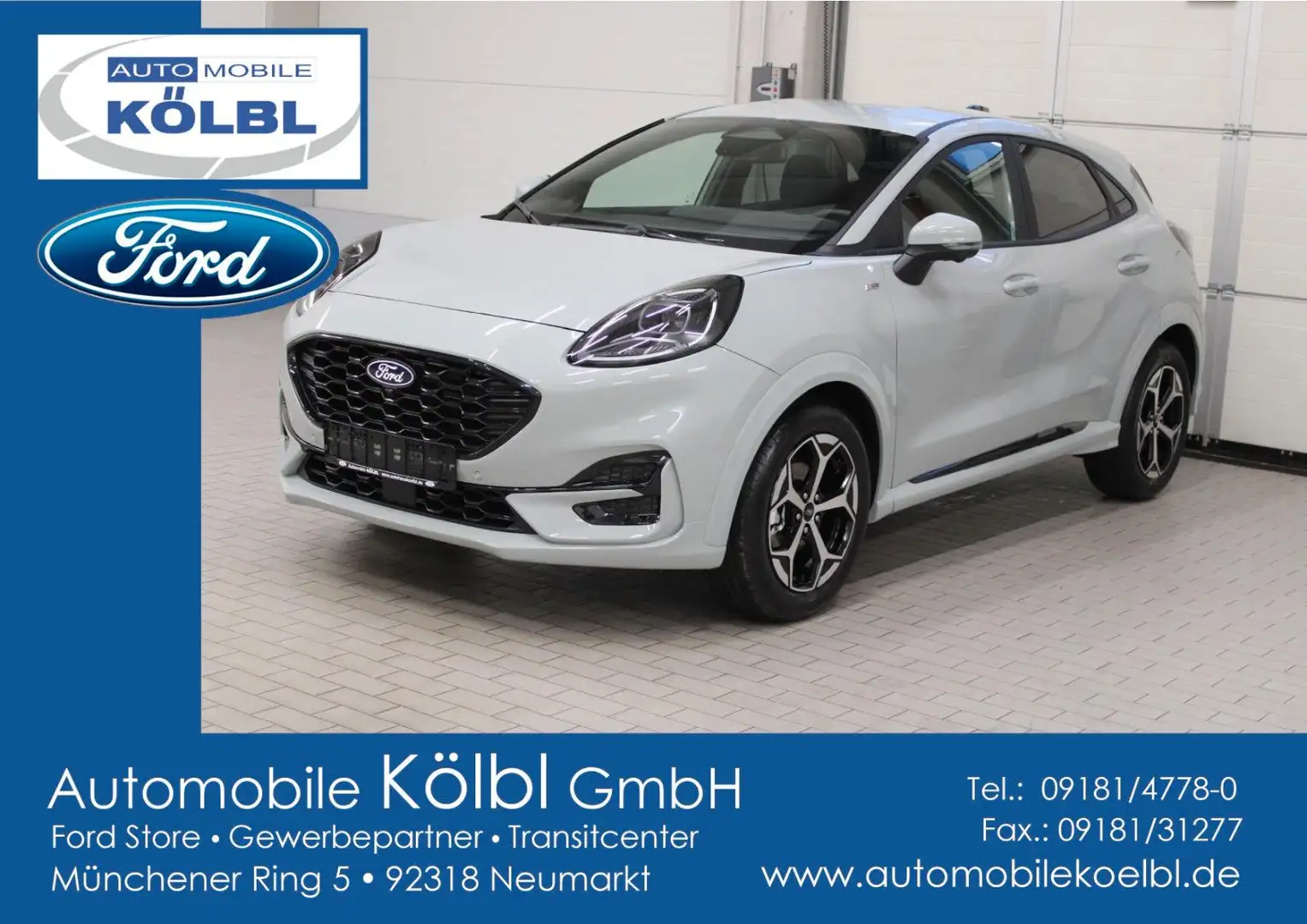 Ford Puma 1.0 MHEV ST-Line, EL.HECKKLAPPE/360°KAMERA Grijs - 1