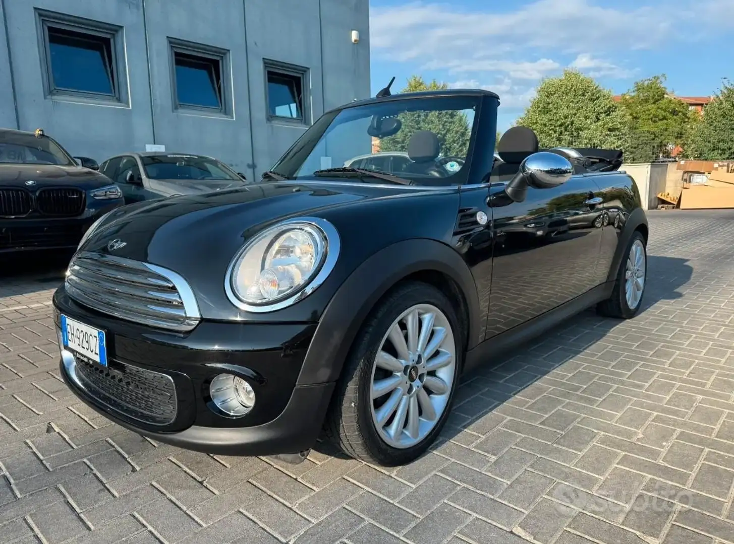MINI Cooper D Cabrio Mini III R57 2007 Cabrio 1.6 112cv Nero - 1