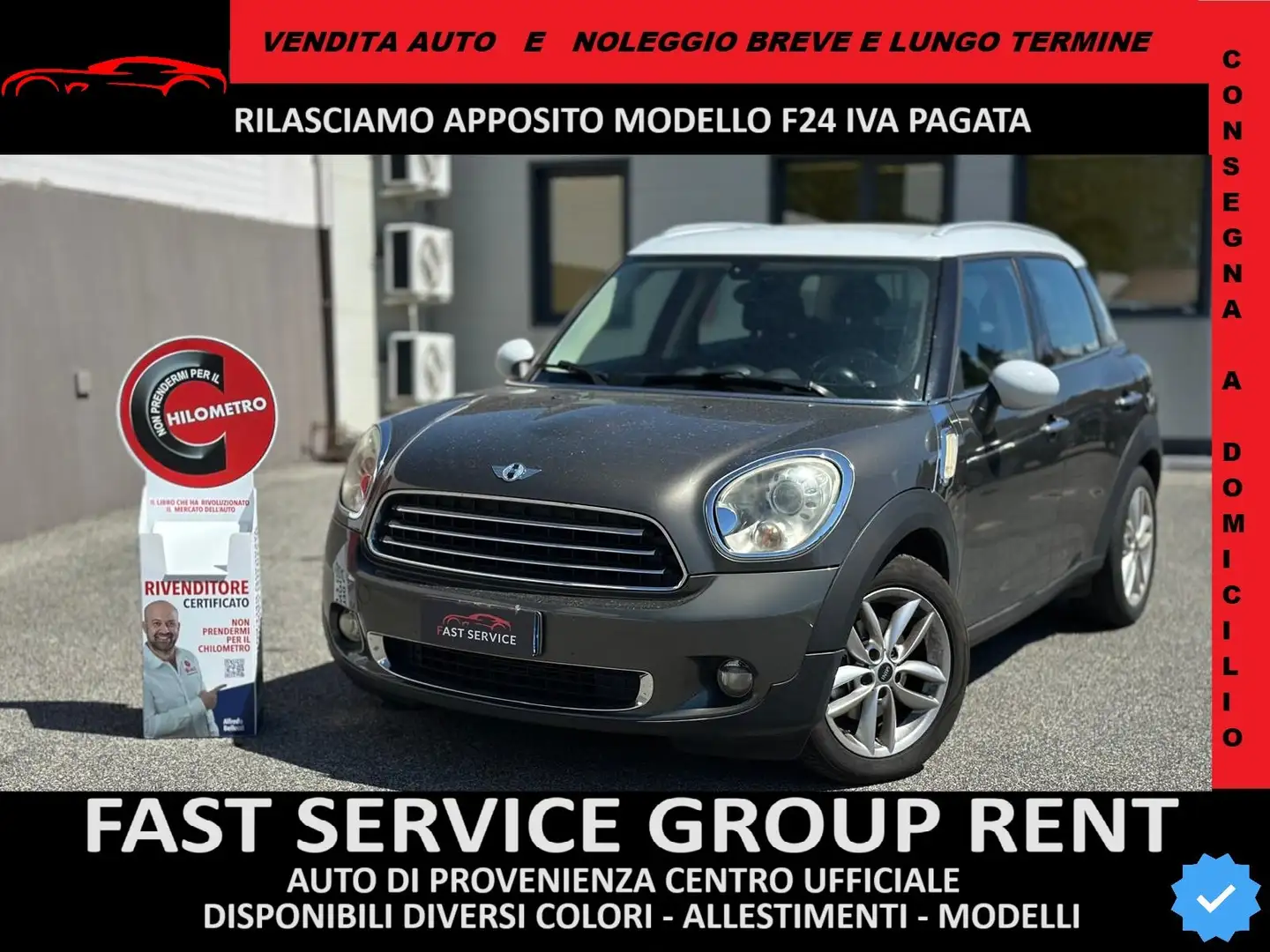 MINI Cooper D Countryman Mini Countryman 1.6 Cooper D Grijs - 1